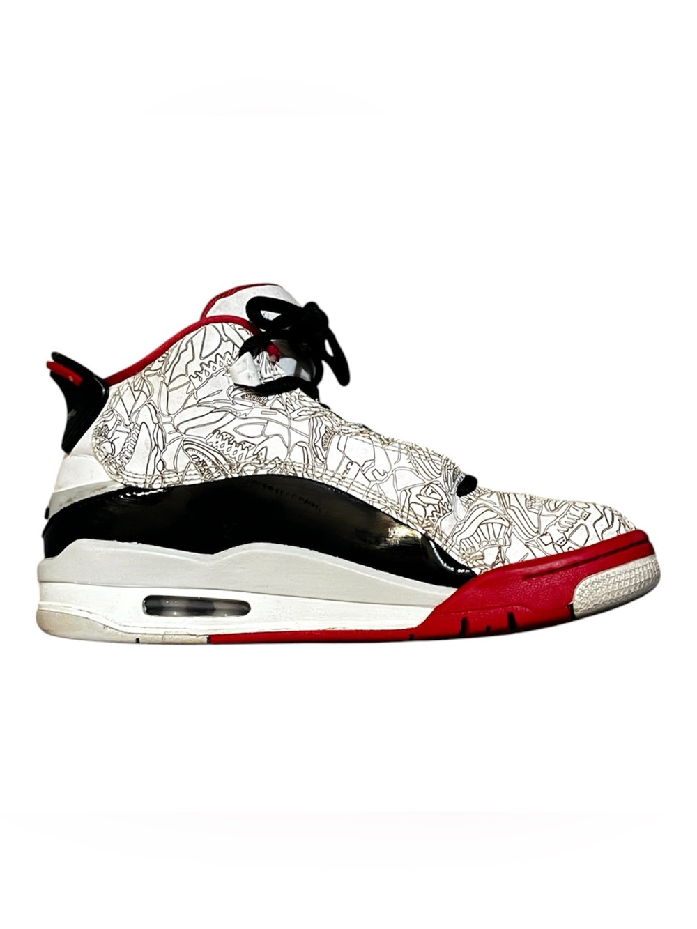 Air Jordan  Dub Zero Varsity Red Sneakers sz 4.5